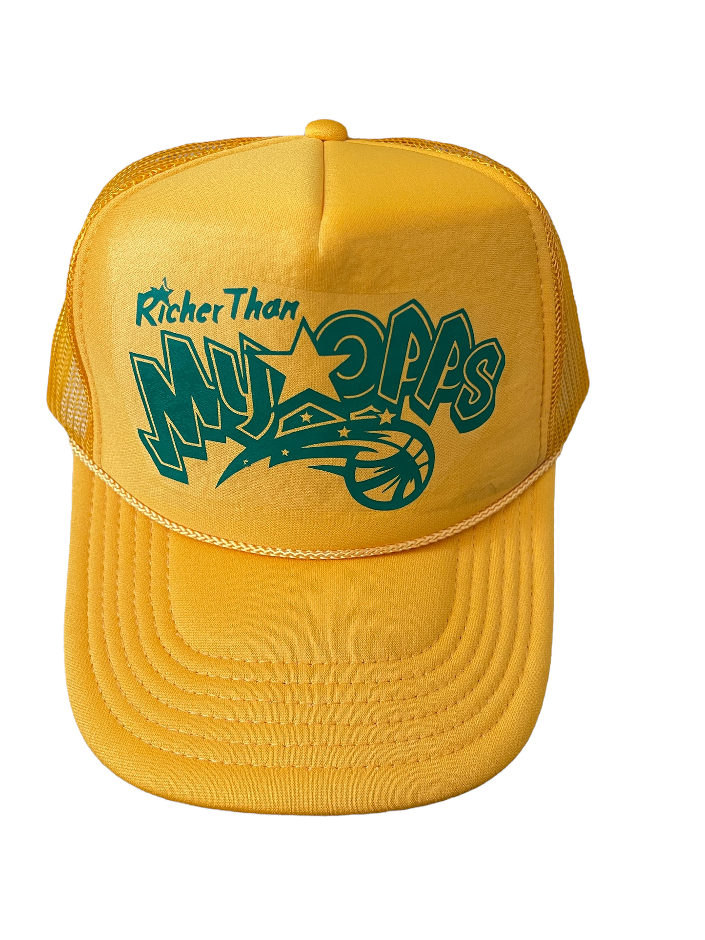 Yellow RTMO Trucker with Green