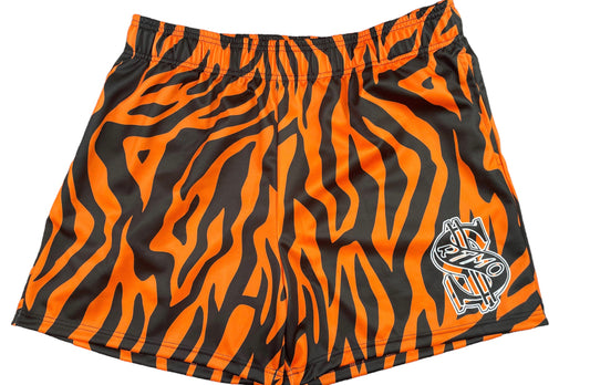 Tiger Stripe Mesh Shorts