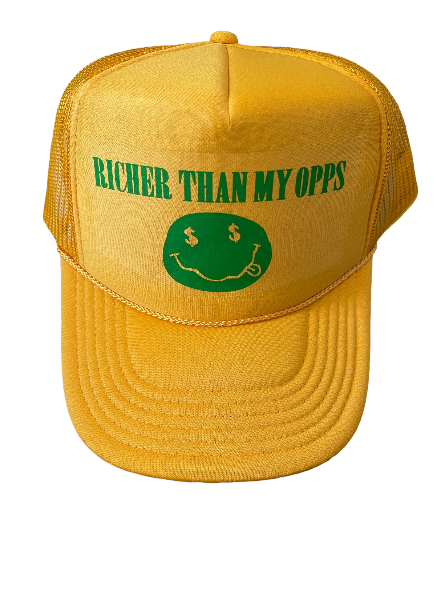 Yellow  RTMO Trucker with Green