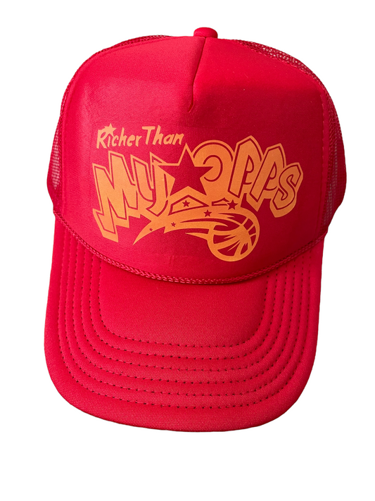 Red RTMO Trucker with Yellow