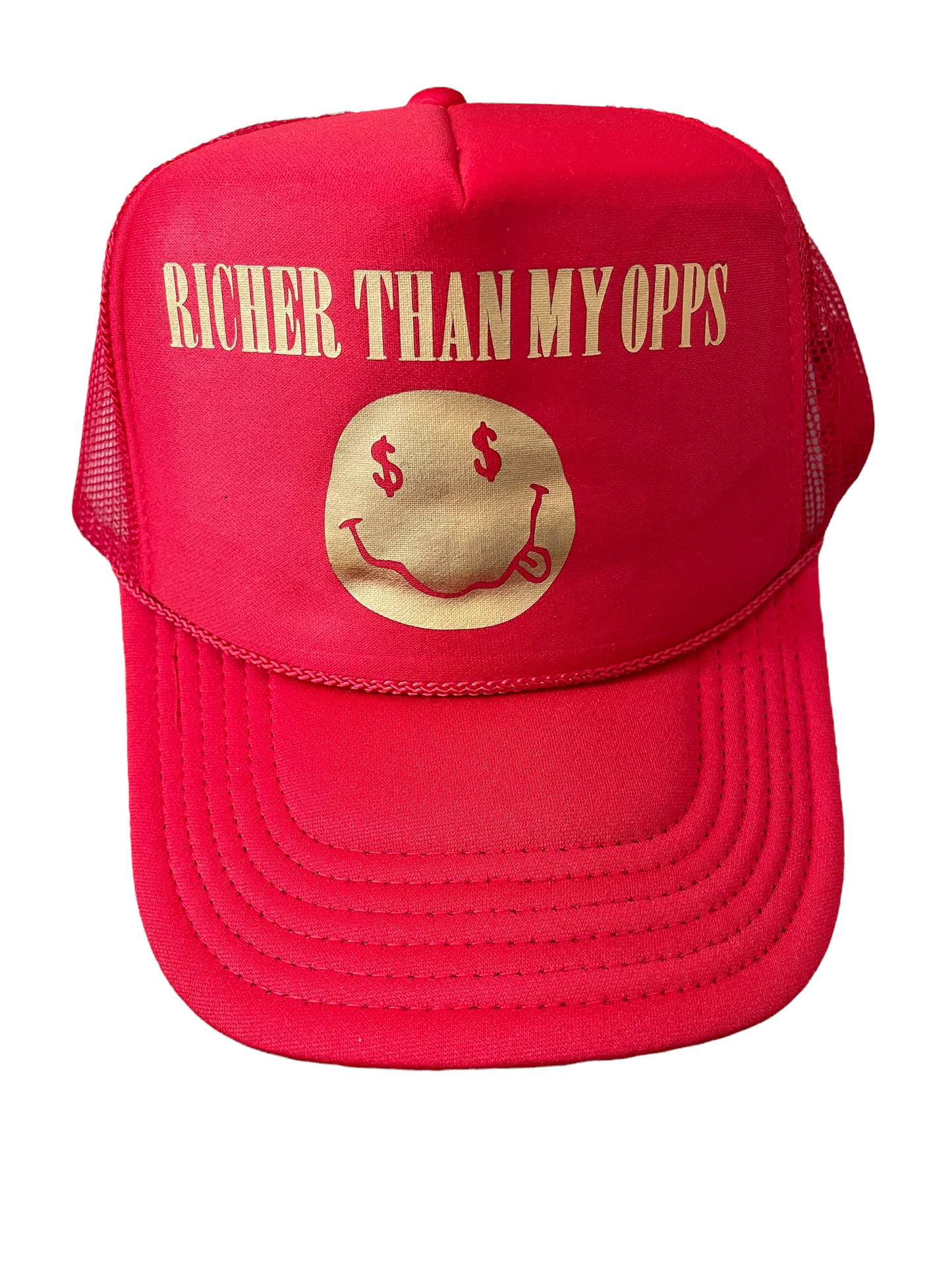 Red RTMO Trucker with Gold