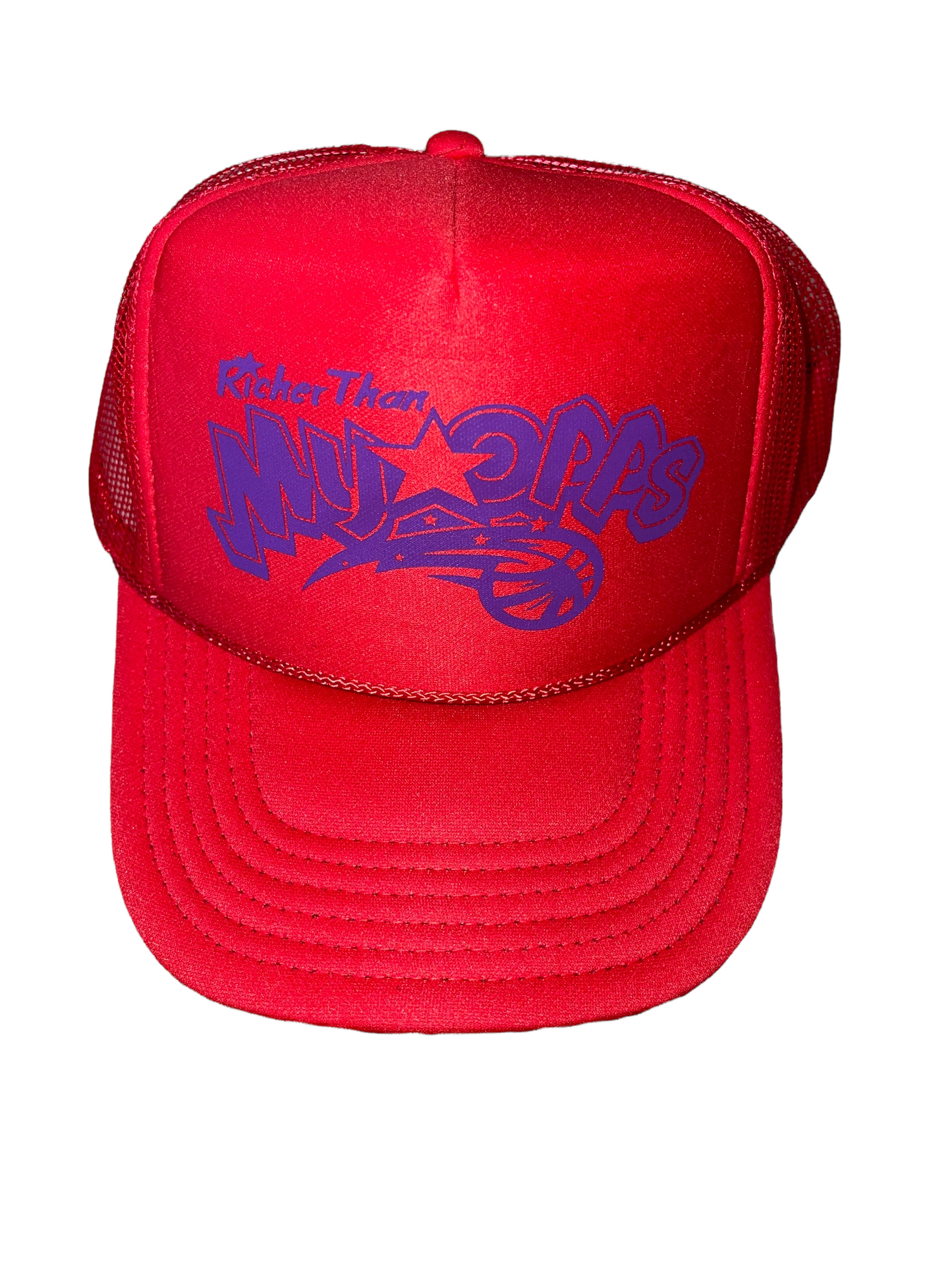 Red RTMO Trucker with Purple