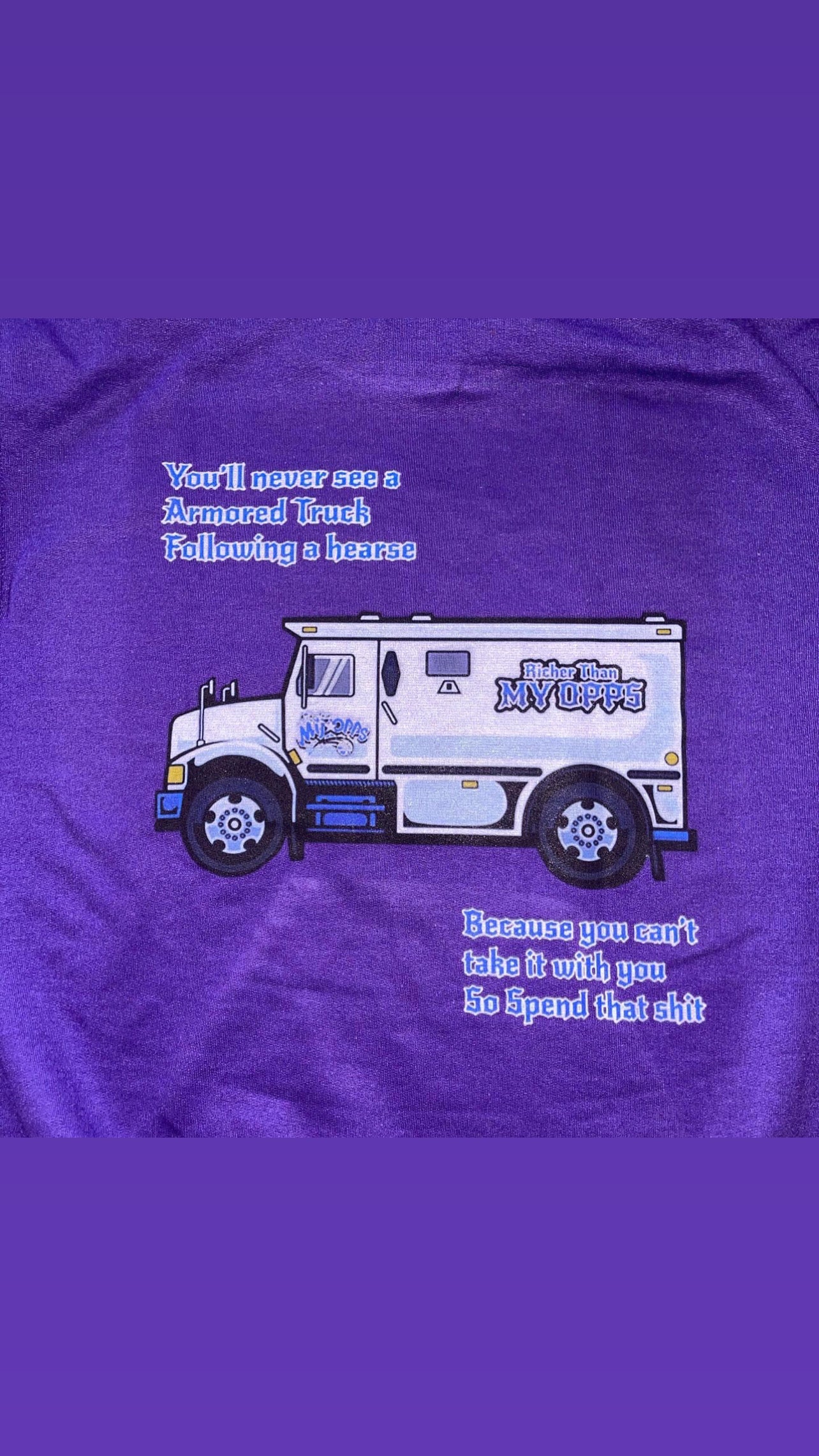 Purple RTMO  Armored Truck Hoodie