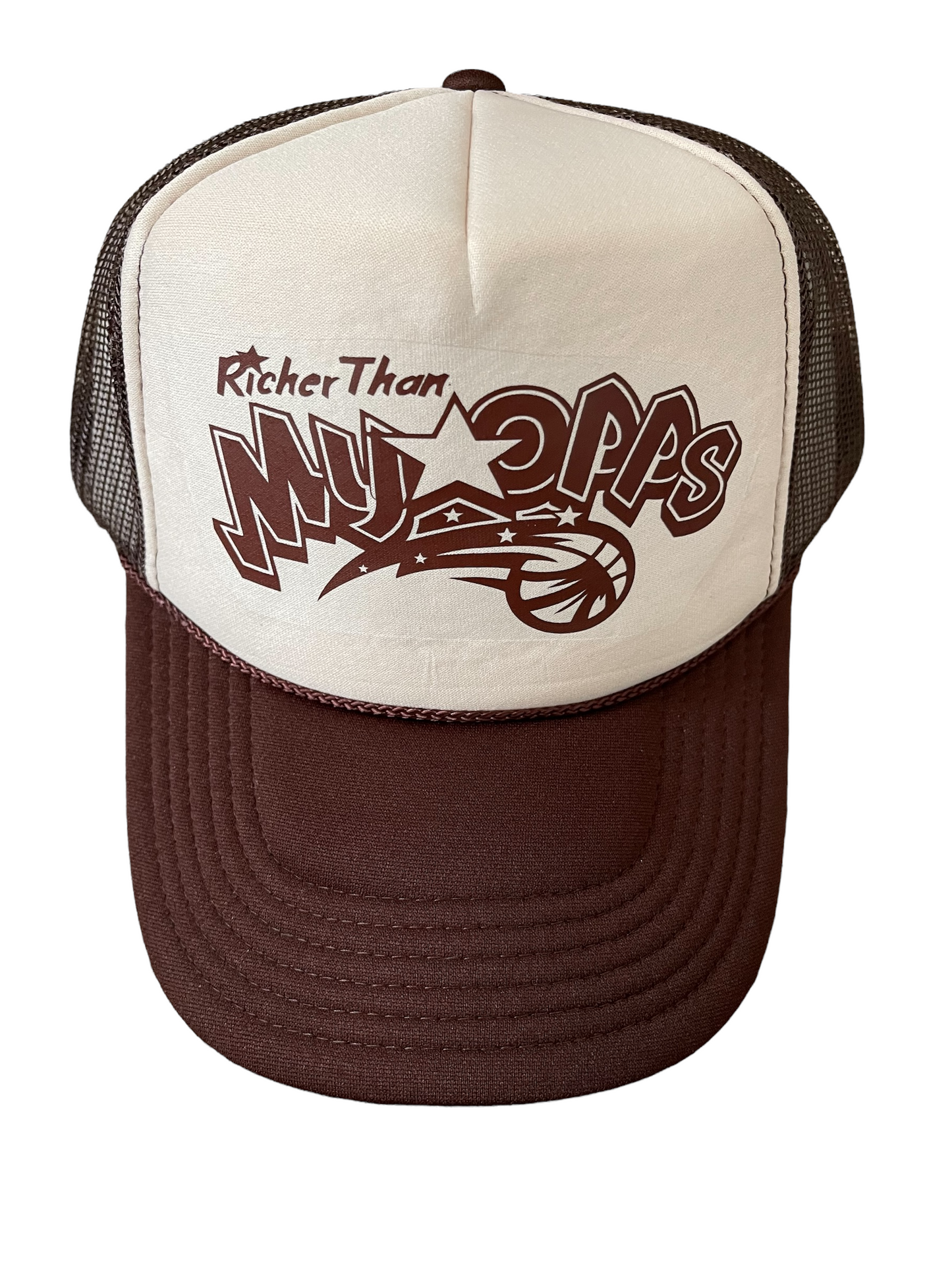 Tan/Brown RTMO Trucker with Brown