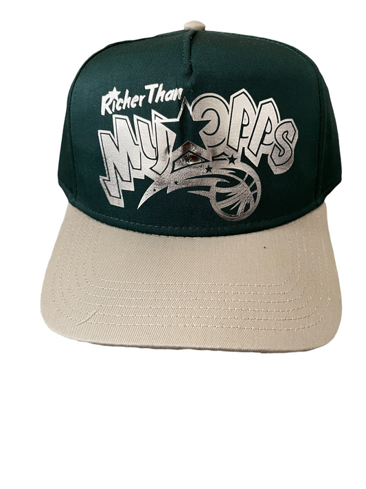 Green/Tan RTMO Trucker with Silver