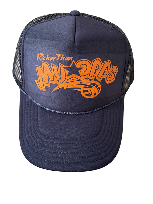 Navy RTMO Trucker with Orange